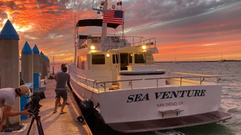 The Sea Venture Preparing to Leave